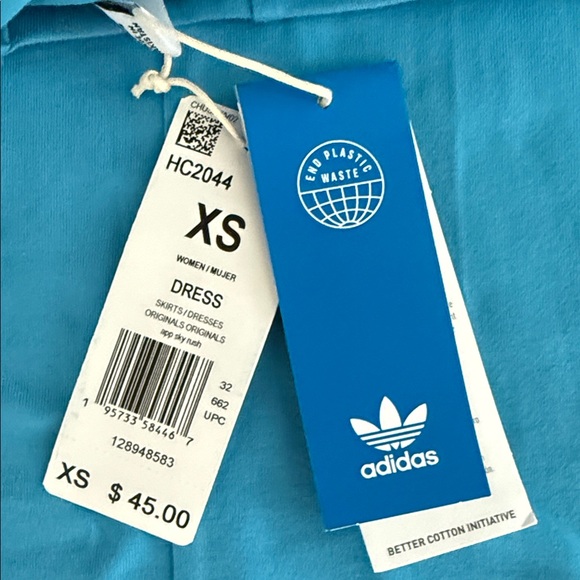 Adidas Sky Blue Sleeveless Dress - Picture 2 of 2